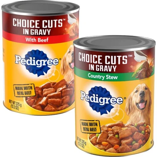 Pedigree Choice Cuts In Gravy With Beef Adult Canned Dog Food & Pedigree Choice Cuts In Gravy Beef & Country Stew Adult Canned Wet Dog Food Variety Pack -Dog Supplies 367568 MAIN. AC SS1800 V1645743426