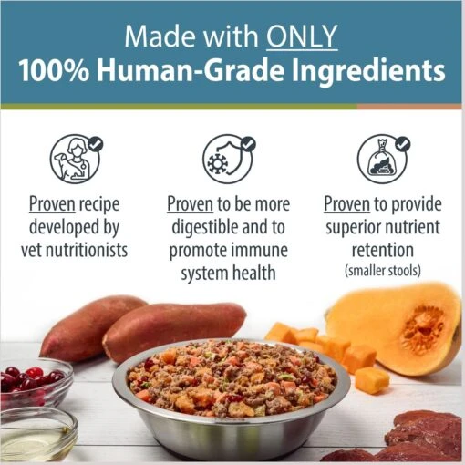 JustFoodForDogs Venison & Squash Recipe Frozen Human-Grade Fresh Dog Food -Dog Supplies 368105 PT1. AC SS1800 V1696968817