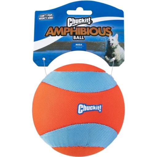 Chuckit! Amphibious Mega Ball Dog Toy, Orange -Dog Supplies 369038 MAIN. AC SS1800 V1645586004