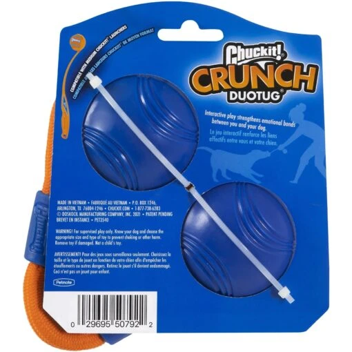 Chuckit! Crunch Duo Tug Dog Toy, Orange -Dog Supplies 369049 PT1. AC SS1800 V1645590987