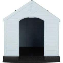 Frisco Plastic Outdoor Dog House With Elevated Platform -Dog Supplies 370363 PT4. AC SS1800 V1659994338