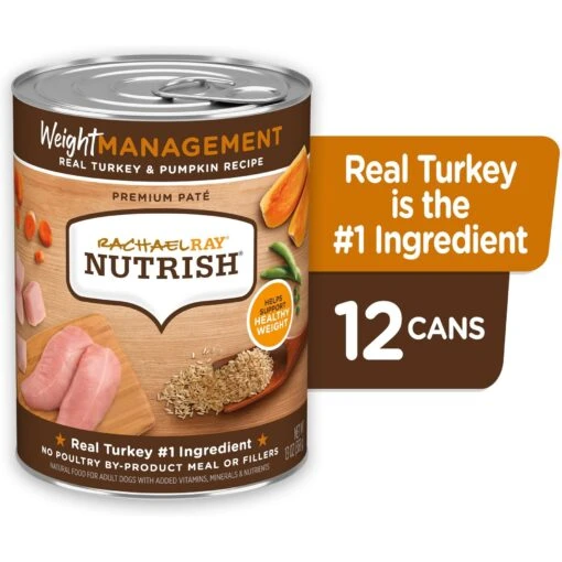 Rachael Ray Nutrish Weight Management Real Turkey & Pumpkin Wet Dog Food, 13-oz Can, Case Of 12 -Dog Supplies 373435 PT1. AC SS1800 V1674160830