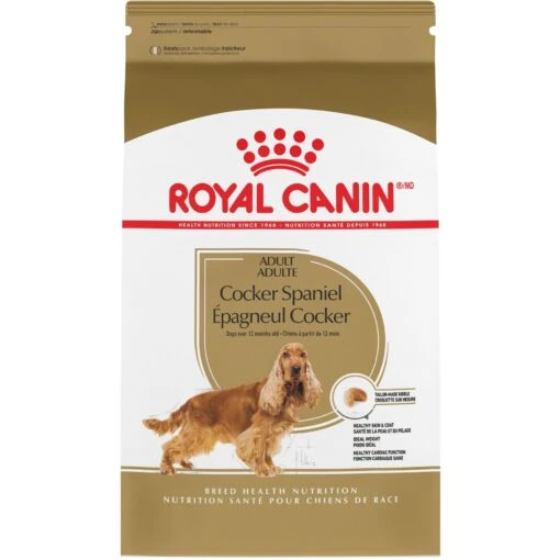 Royal Canin Breed Health Nutrition Cocker Spaniel Adult Dry Dog Food -Dog Supplies 48717 MAIN. AC SS1800 V1695156286