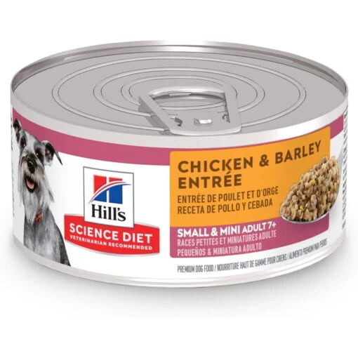 Hill's Science Diet Adult 7+ Small & Mini Chicken & Barley Entree Canned Dog Food -Dog Supplies 48955 MAIN. AC SS1800 V1692727478