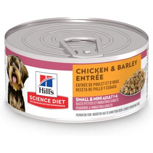 Hill's Science Diet Adult Small & Mini Chicken & Barley Entree Canned Dog Food -Dog Supplies 48960 MAIN. AC SS1800 V1692727423