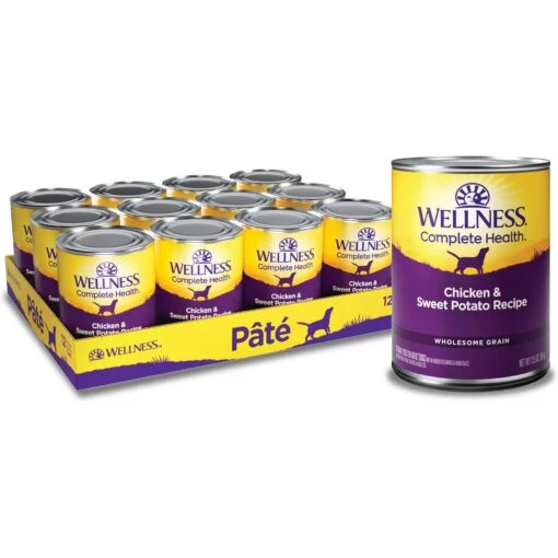 Wellness Complete Health Chicken & Sweet Potato Formula Natural Canned Dog Food -Dog Supplies 49201 MAIN. AC SS1800 V1686922291