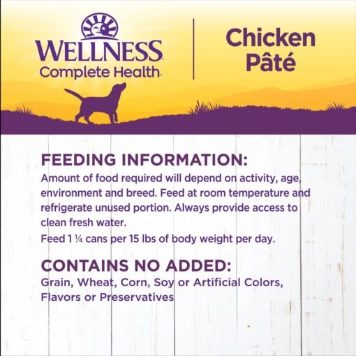 Wellness Complete Health Chicken & Sweet Potato Formula Natural Canned Dog Food -Dog Supplies 49201 PT5. AC SS1800 V1686747709