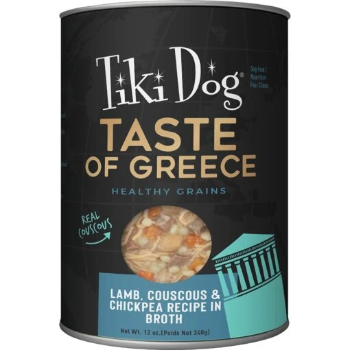 Tiki Dog Taste Of Greece! Grain-Free Lamb Couscous & Chickpea Chunks In Gravy Canned Dog Food -Dog Supplies 505314 MAIN. AC SS1800 V1648579885