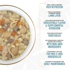 Tiki Dog Taste Of Greece! Grain-Free Lamb Couscous & Chickpea Chunks In Gravy Canned Dog Food -Dog Supplies 505314 PT4. AC SS1800 V1648582894