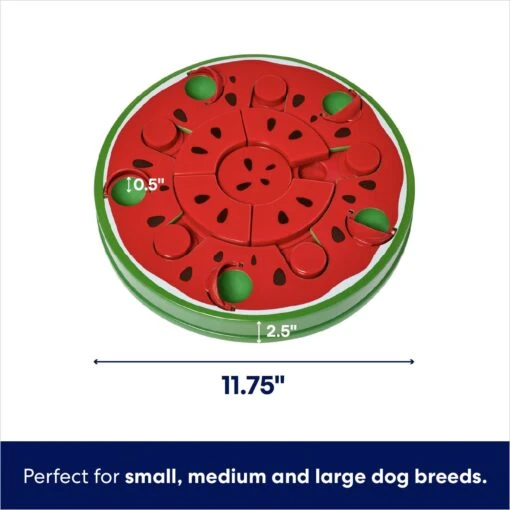 Frisco Watermelon Interactive Puzzle Dog Toy, Advanced -Dog Supplies 506322 PT1. AC SS1800 V1675200066