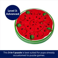 Frisco Watermelon Interactive Puzzle Dog Toy, Advanced -Dog Supplies 506322 PT4. AC SS1800 V1675713978