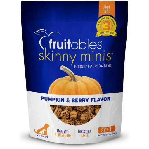 Fruitables Skinny Minis Pumpkin & Berry Flavor Dog Treats -Dog Supplies 50835 MAIN. AC SS1800 V1571781195