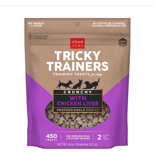 Cloud Star Crunchy Tricky Trainers Liver Flavor Dog Treats -Dog Supplies 51299 MAIN. AC SS1800 V1624927081