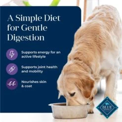 Blue Buffalo Basics Skin & Stomach Care Turkey & Potato Recipe Senior Dry Dog Food -Dog Supplies 51892 PT2. AC SS1800 V1646272588