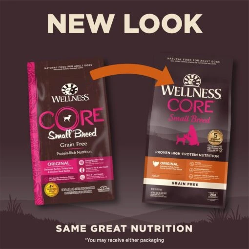 Wellness CORE Grain-Free Small Breed Turkey & Chicken Recipe Dry Dog Food -Dog Supplies 52020 PT1. AC SS1800 V1677613577