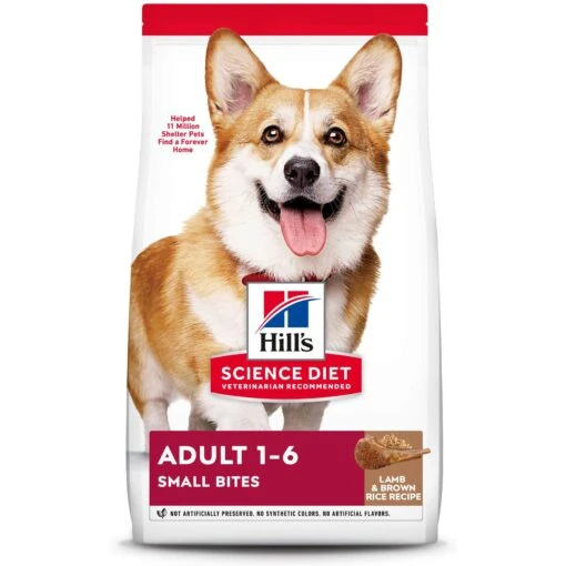 Hill's Science Diet Adult Small Bites Lamb Meal & Brown Rice Recipe Dry Dog Food -Dog Supplies 52719 MAIN. AC SS1800 V1661896140