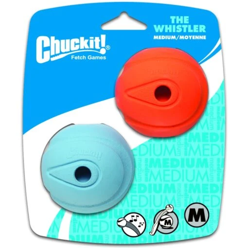 Chuckit! The Whistler Ball Dog Toy, Color Varies -Dog Supplies 53238 MAIN. AC SS1800 V1602337265