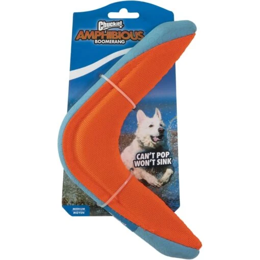 Chuckit! Amphibious Boomerang Dog Toy, Color Varies -Dog Supplies 53241 MAIN. AC SS1800 V1602316296