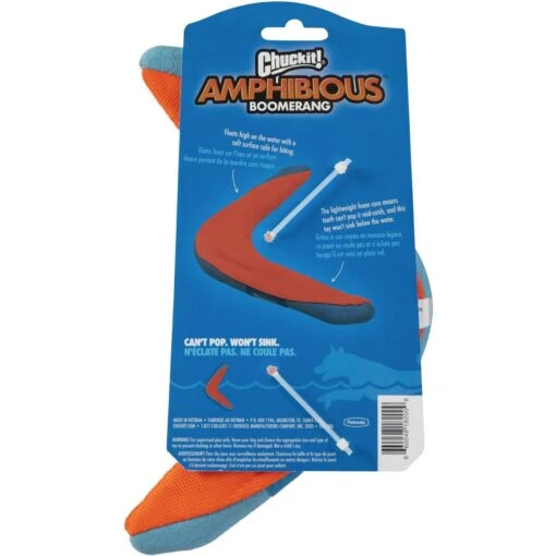 Chuckit! Amphibious Boomerang Dog Toy, Color Varies -Dog Supplies 53241 PT1. AC SS1800 V1510778332