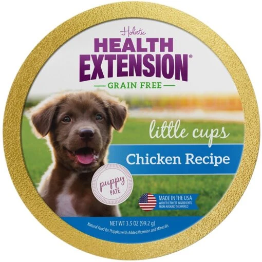 Health Extension Little Cups Grain-Free Chicken Wet Puppy Food, 3.5-oz Cup, Case Of 12 -Dog Supplies 535390 MAIN. AC SS1800 V1652886140