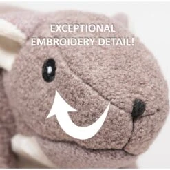 HuggleHounds Big Feller Durable Plush Squirrel Squeaky Dog Toy -Dog Supplies 53719 PT7. AC SS1800 V1604446302