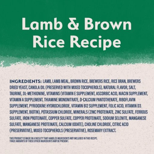 Natural Balance Limited Ingredient Lamb & Brown Rice Recipe Dry Dog Food -Dog Supplies 537326 PT4. AC SS1800 V1652741502