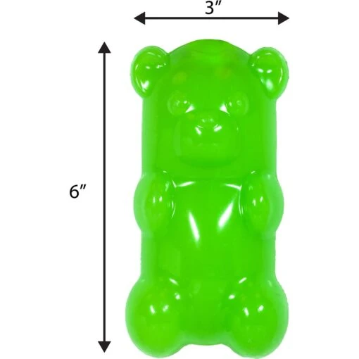 Ruff Dawg Gummy Bear Treat Dispenser Dog Toy, Color Varies -Dog Supplies 53877 PT1. AC SS1800 V1602291060