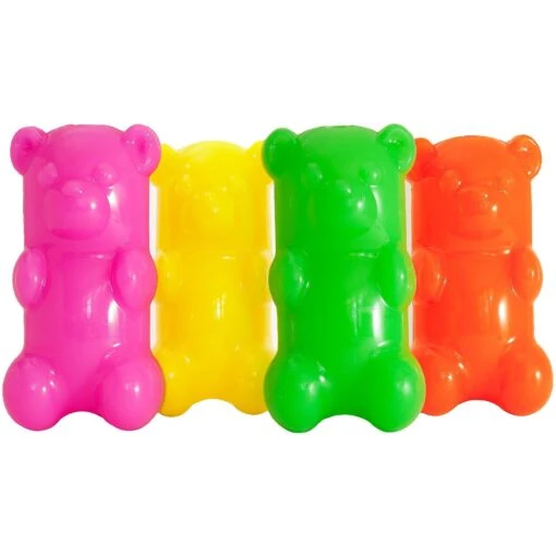 Ruff Dawg Gummy Bear Treat Dispenser Dog Toy, Color Varies -Dog Supplies 53877 PT3. AC SS1800 V1602335462