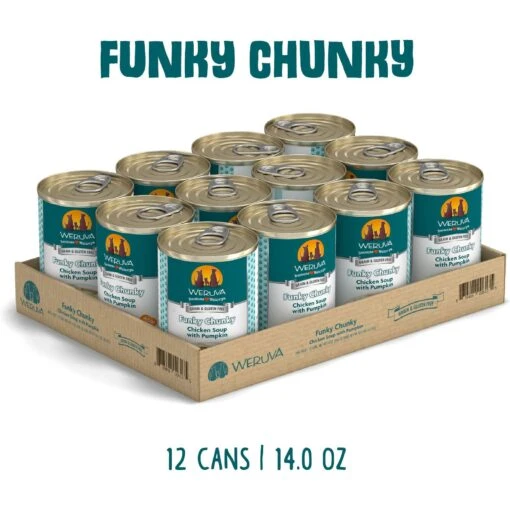 Weruva Funky Chunky Chicken Soup With Pumpkin Grain-Free Canned Dog Food -Dog Supplies 55588 PT1. AC SS1800 V1641838294