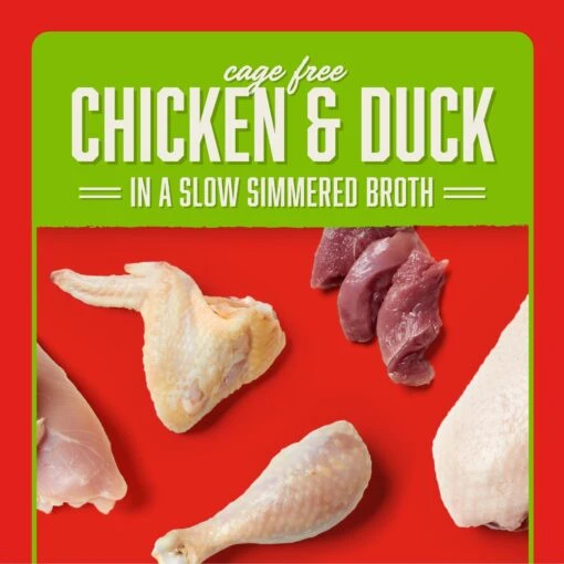 Stella & Chewy's Stella’s Shredrs Cage Free Chicken & Duck Recipe In Broth Adult Wet Dog Food, 2.8-oz Pouch, Case Of 24 -Dog Supplies 565150 PT1. AC SS1800 V1657659687