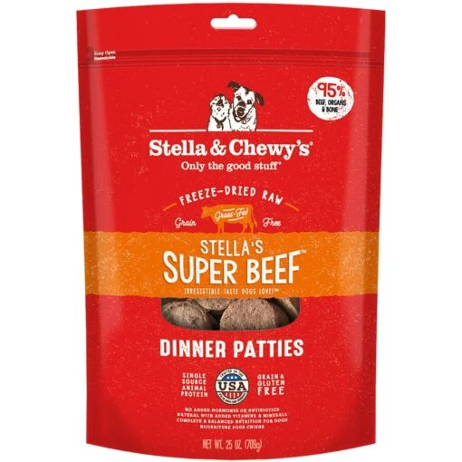 Stella & Chewy's Stella's Super Beef Dinner Patties Freeze-Dried Raw Dog Food & Stella & Chewy's Duck Duck Goose Dinner Patties Freeze-Dried Raw Dog Food -Dog Supplies 567214 PT1. AC SS1800 V1657659923