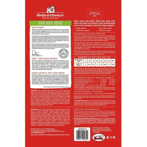 Stella & Chewy's Stella's Super Beef Dinner Patties Freeze-Dried Raw Dog Food & Stella & Chewy's Duck Duck Goose Dinner Patties Freeze-Dried Raw Dog Food -Dog Supplies 567214 PT6. AC SS1800 V1657659923