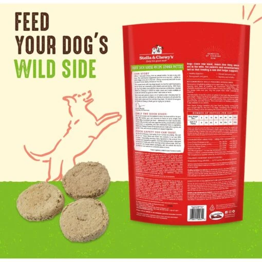 Stella & Chewy's Stella's Super Beef Dinner Patties Freeze-Dried Raw Dog Food & Stella & Chewy's Duck Duck Goose Dinner Patties Freeze-Dried Raw Dog Food -Dog Supplies 567214 PT7. AC SS1800 V1657659922