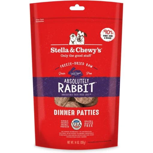 Stella & Chewy's Absolutely Rabbit Dinner Patties Freeze-Dried Raw Dog Food & Stella & Chewy's Dandy Lamb Dinner Patties Freeze-Dried Raw Dog Food -Dog Supplies 567366 PT5. AC SS1800 V1657659928