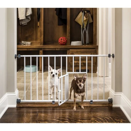 Carlson Pet Products Mini Dog Gate With Pet Door -Dog Supplies 58485 MAIN. AC SS1800 V1569011574