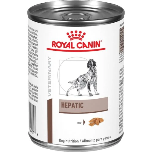 Royal Canin Veterinary Diet Adult Hepatic Loaf Canned Dog Food -Dog Supplies 58624 MAIN. AC SS1800 V1691438964