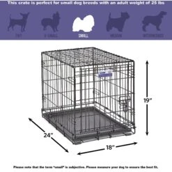 MidWest ICrate Fold & Carry Single Door Collapsible Wire Dog Crate -Dog Supplies 60371 PT7. AC SS1800 V1647552690