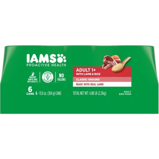 Iams ProActive Health Classic Ground With Lamb & Whole Grain Rice Adult Wet Dog Food -Dog Supplies 604318 MAIN. AC SS1800 V1658173603