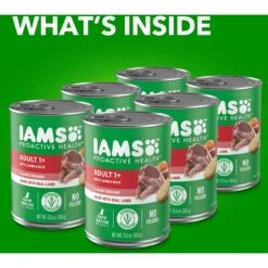 Iams ProActive Health Classic Ground With Lamb & Whole Grain Rice Adult Wet Dog Food -Dog Supplies 604318 PT3. AC SS1800 V1658187320