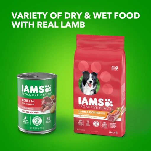 Iams ProActive Health Classic Ground With Lamb & Whole Grain Rice Adult Wet Dog Food -Dog Supplies 604318 PT8. AC SS1800 V1658187319