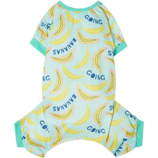 Frisco Go Bananas Dog & Cat Jersey PJs -Dog Supplies 608998 PT4. AC SS1800 V1676644815