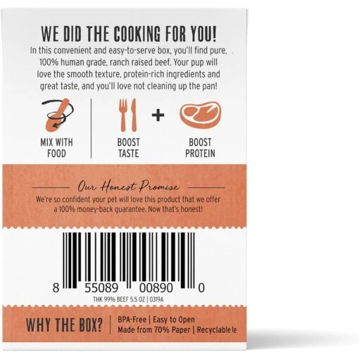 The Honest Kitchen Meal Booster 99% Beef Wet Dog Food Topper & The Honest Kitchen Meal Booster 99% Chicken Wet Dog Food Topper -Dog Supplies 609854 PT2. AC SS1800 V1660745902