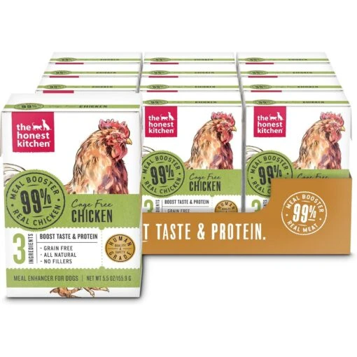 The Honest Kitchen Meal Booster 99% Beef Wet Dog Food Topper & The Honest Kitchen Meal Booster 99% Chicken Wet Dog Food Topper -Dog Supplies 609854 PT5. AC SS1800 V1660745900