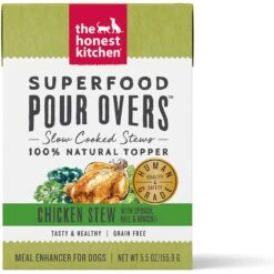 The Honest Kitchen Superfood POUR OVERS Turkey Stew With Veggies Wet Dog Food Topper & The Honest Kitchen Superfood POUR OVERS Chicken Stew With Veggies Wet Dog Food Topper -Dog Supplies 609886 PT5. AC SS1800 V1660745667