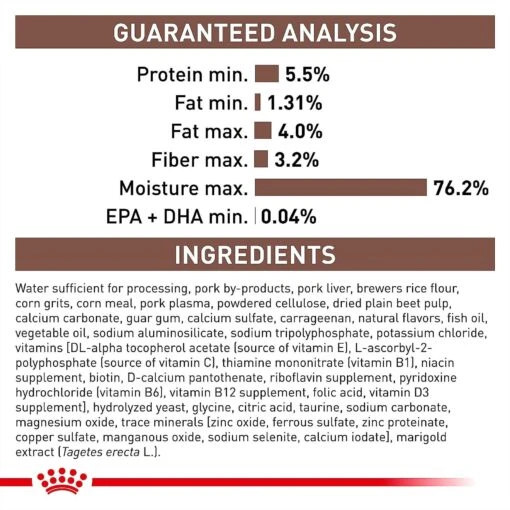 Royal Canin Veterinary Diet Adult Gastrointestinal Low Fat Loaf Canned Dog Food -Dog Supplies 61822 PT6. AC SS1800 V1701366036