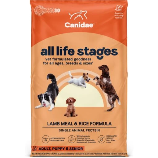 CANIDAE All Life Stages Lamb Meal & Rice Formula Dry Dog Food -Dog Supplies 62600 MAIN. AC SS1800 V1694442044