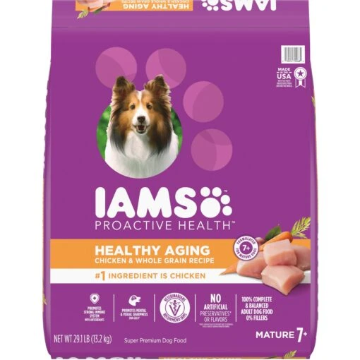 Iams Proactive Health Healthy Aging Mature & Senior Formula With Real Chicken Dry Dog Food -Dog Supplies 62805 MAIN. AC SS1800 V1667865534