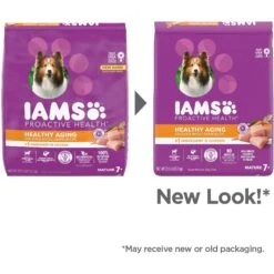 Iams Proactive Health Healthy Aging Mature & Senior Formula With Real Chicken Dry Dog Food -Dog Supplies 62805 PT2. AC SS1800 V1668024166