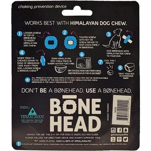 Himalayan Pet Supply Bonehead Chew Guardian Chew Smarter & Longer Dog Toy -Dog Supplies 641086 PT1. AC SS1800 V1665603836