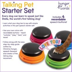 Hunger For Words Talking Pet Starter Set Dog Toy -Dog Supplies 646878 PT4. AC SS1800 V1671743220